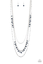 Load image into Gallery viewer, Pearl Pageant None - Blue Necklace
