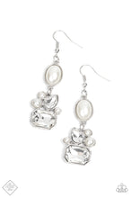 Load image into Gallery viewer, Showtime Twinkle - White Earrings
