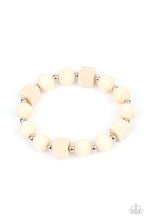 Load image into Gallery viewer, Paparazzi Timber Trendsetter - White Bracelet
