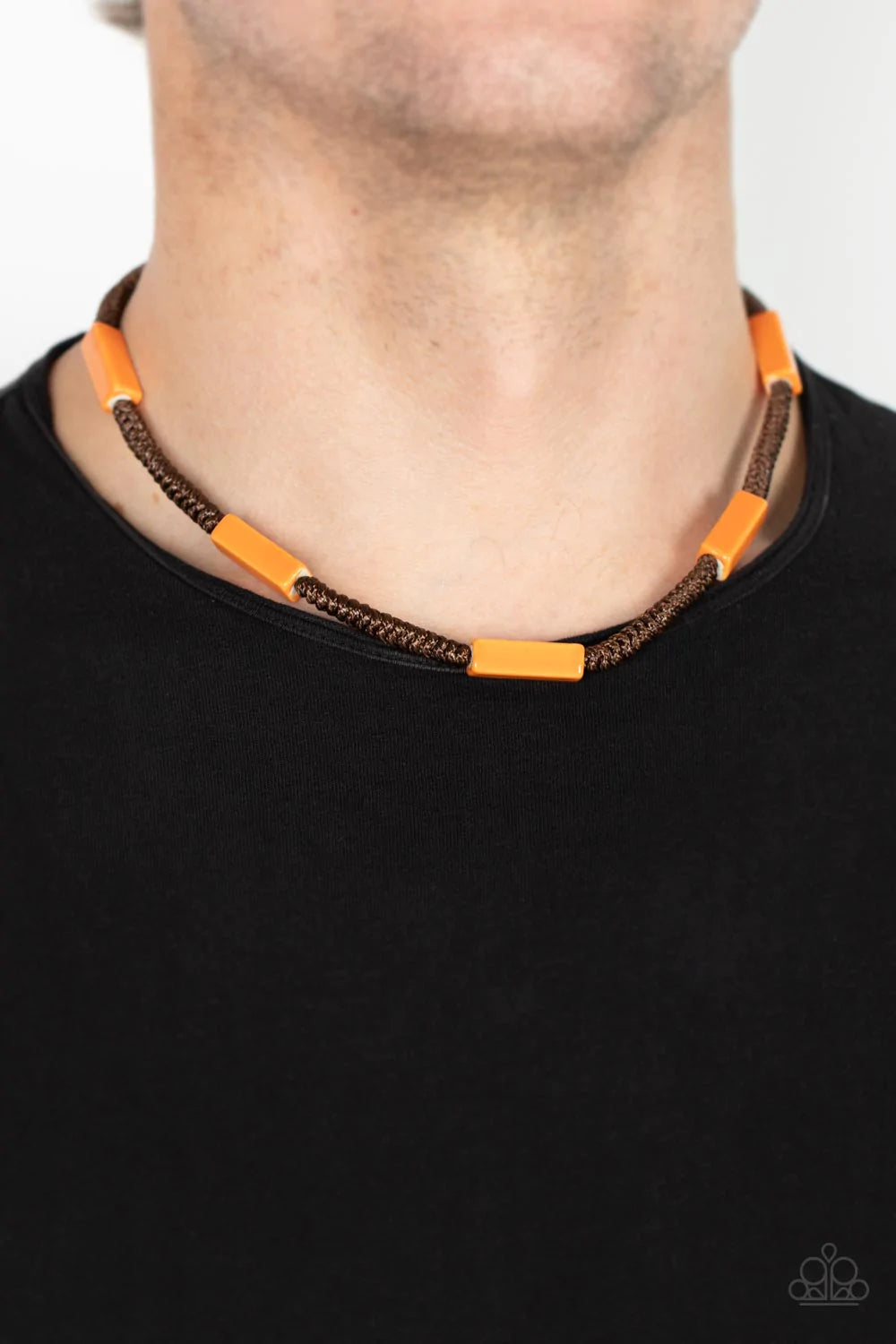 Paparazzi Tropical Tycoon -  Orange Urban Necklace