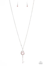 Load image into Gallery viewer, Unlock Your Heart - Pink Necklace
